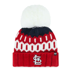 St. Louis Cardinals '47 Women's Felicity Cuffed Knit Hat with Pom - MLB