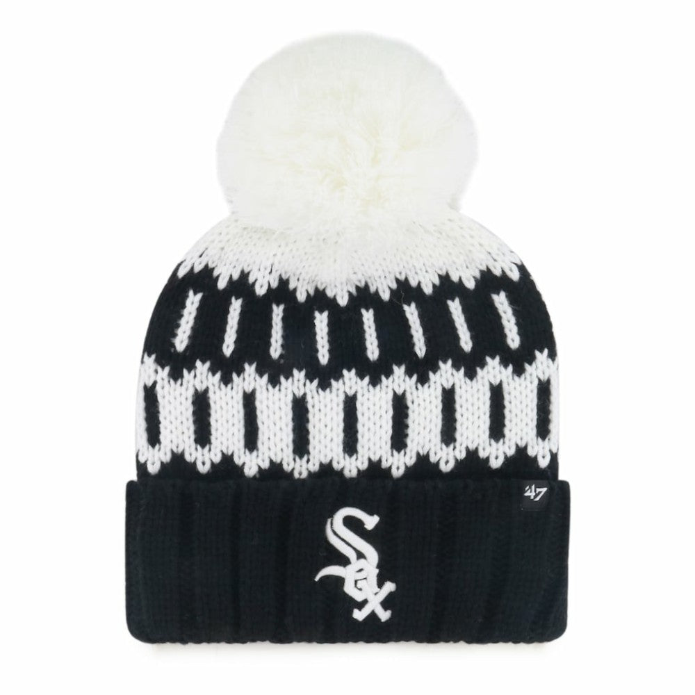 Chicago White Sox '47 Women's Felicity Cuffed Knit Hat with Pom - MLB