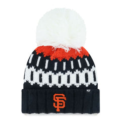 San Francisco Giants '47 Women's Felicity Cuffed Knit Hat with Pom - MLB