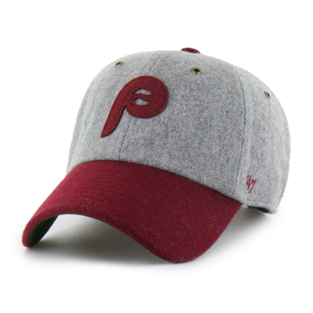 Philadelphia Phillies '47 Golden Age Wool Clean Up Adjustable Hat - MLB