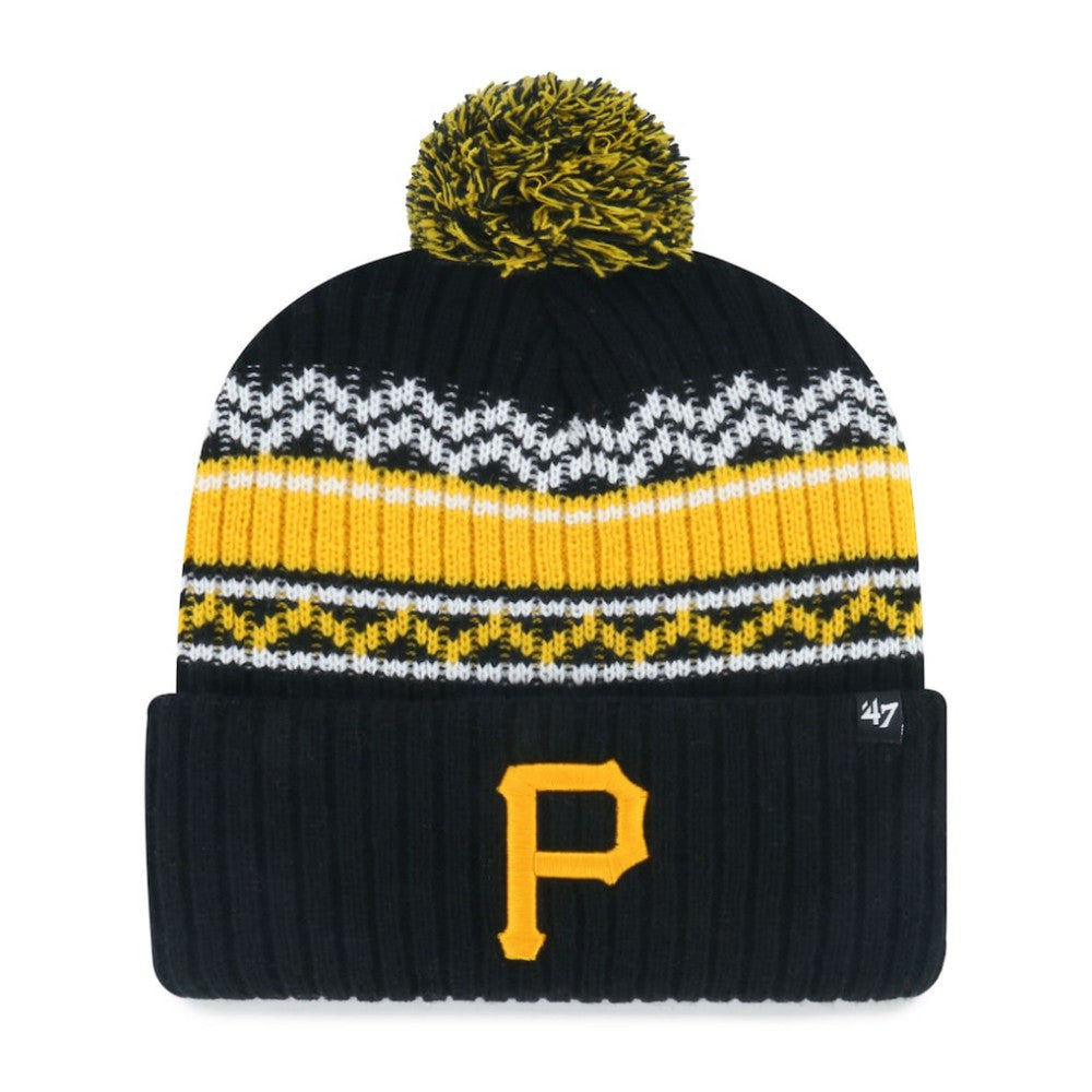 Pittsburgh Pirates '47 Youth Polar Vortex Cuffed Knit Hat with Pom - MLB