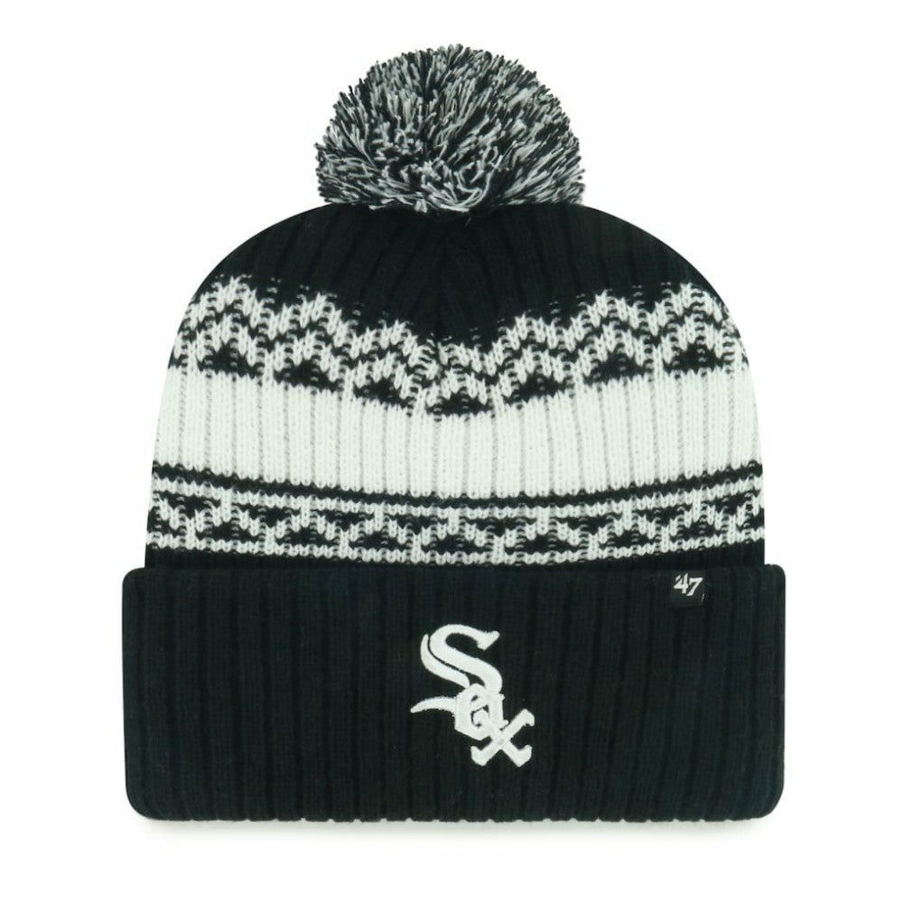 Chicago White Sox '47 Youth Polar Vortex Cuffed Knit Hat with Pom - MLB
