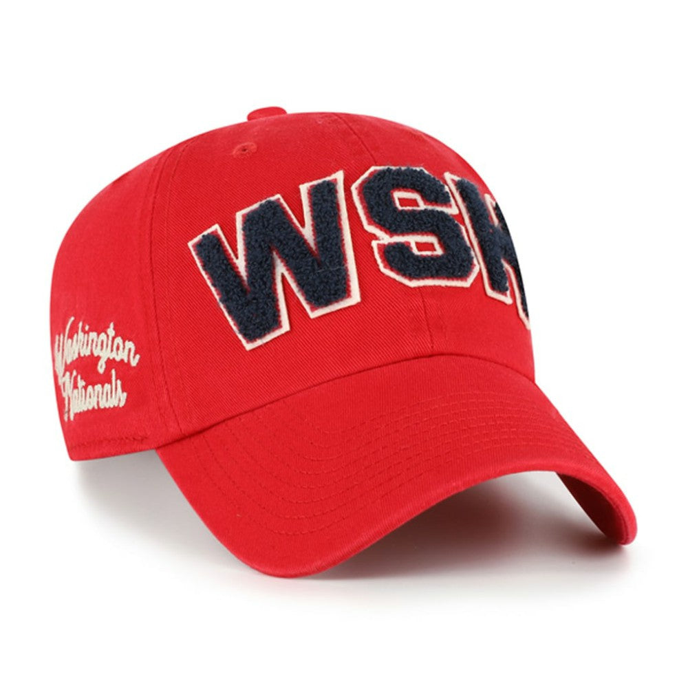 Washington Nationals '47 Women's Zoey Clean Up Adjustable Hat - MLB