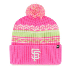 San Francisco Giants '47 Youth Polar Vortex Cuffed Knit Hat with Pom - MLB