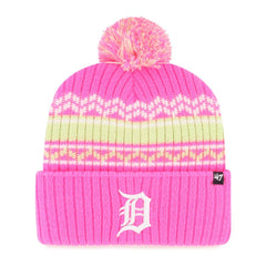 Detroit Tigers '47 Youth Polar Vortex Cuffed Knit Hat with Pom - MLB