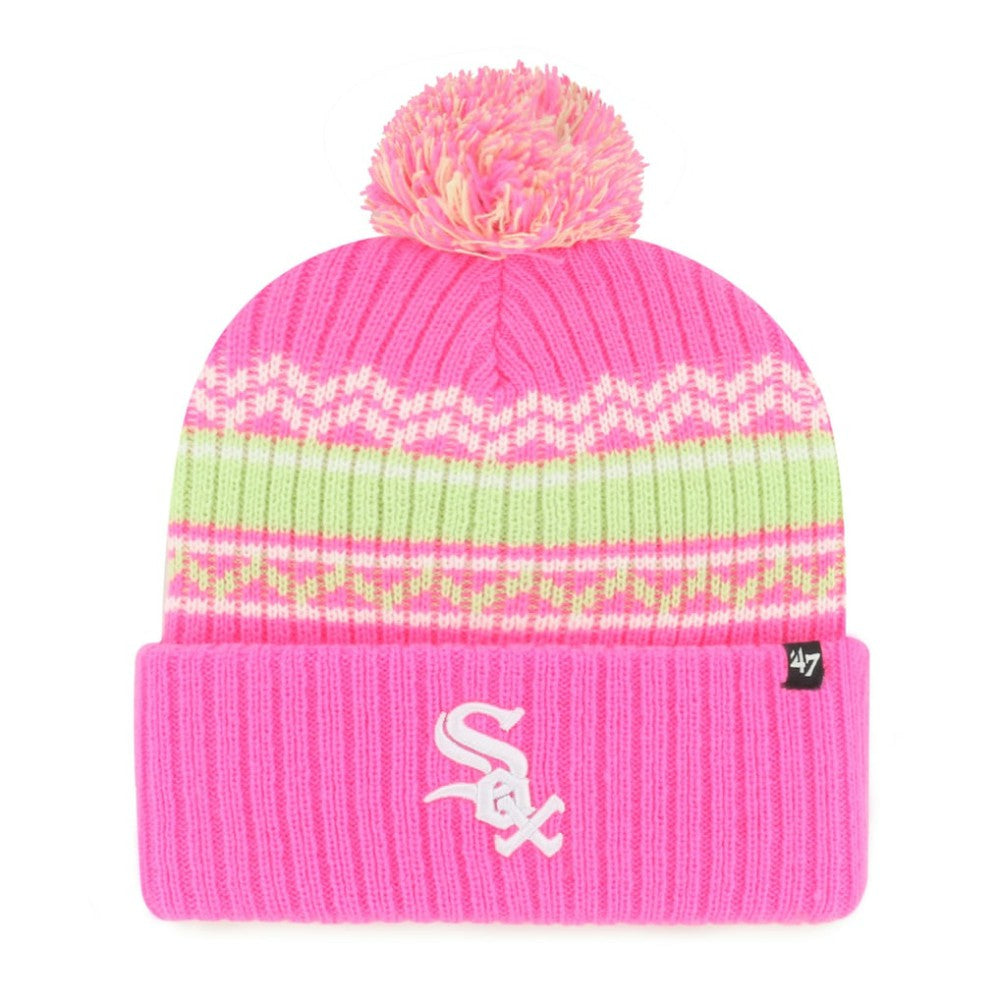 Chicago White Sox '47 Youth Polar Vortex Cuffed Knit Hat with Pom - MLB