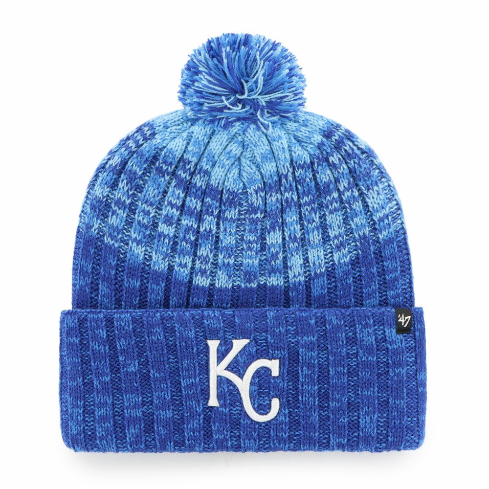 Kansas City Royals '47 Cascade Cuffed Knit Hat with Pom - MLB