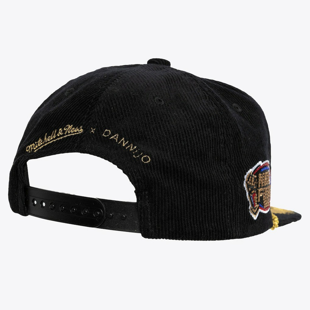 Chicago Bulls x DANNIJO Women's Deadstock Cord Snapback Hat Black - NBA