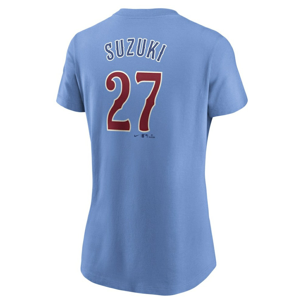 Seiya Suzuki Chicago Cubs Nike Women's Cooperstown Collection Fuse Name & Number T-Shirt - MLB