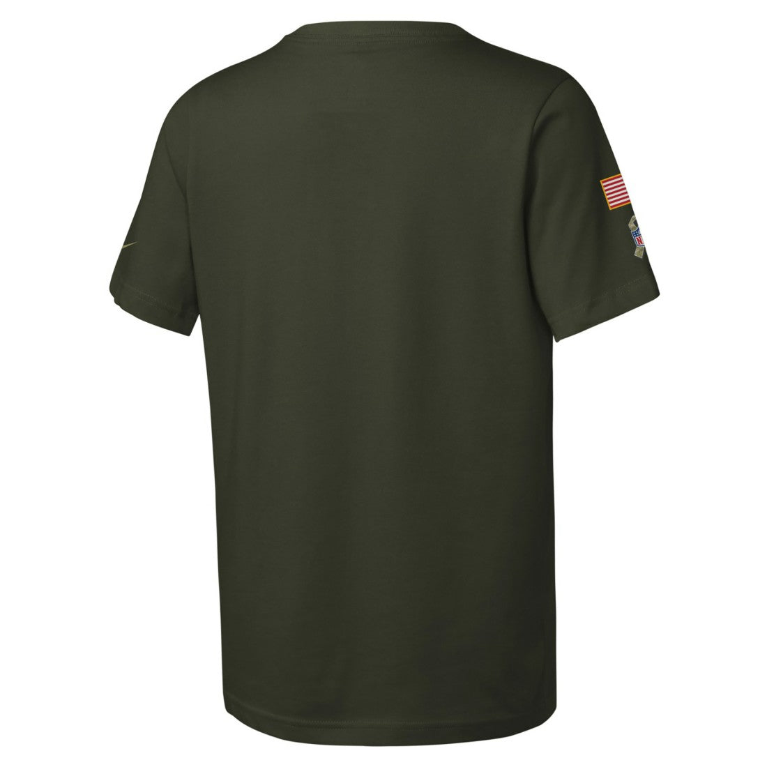 Houston Texans Youth 2025 Salute to Service Sideline Dri-FIT T-Shirt Olive | Nike for Sale