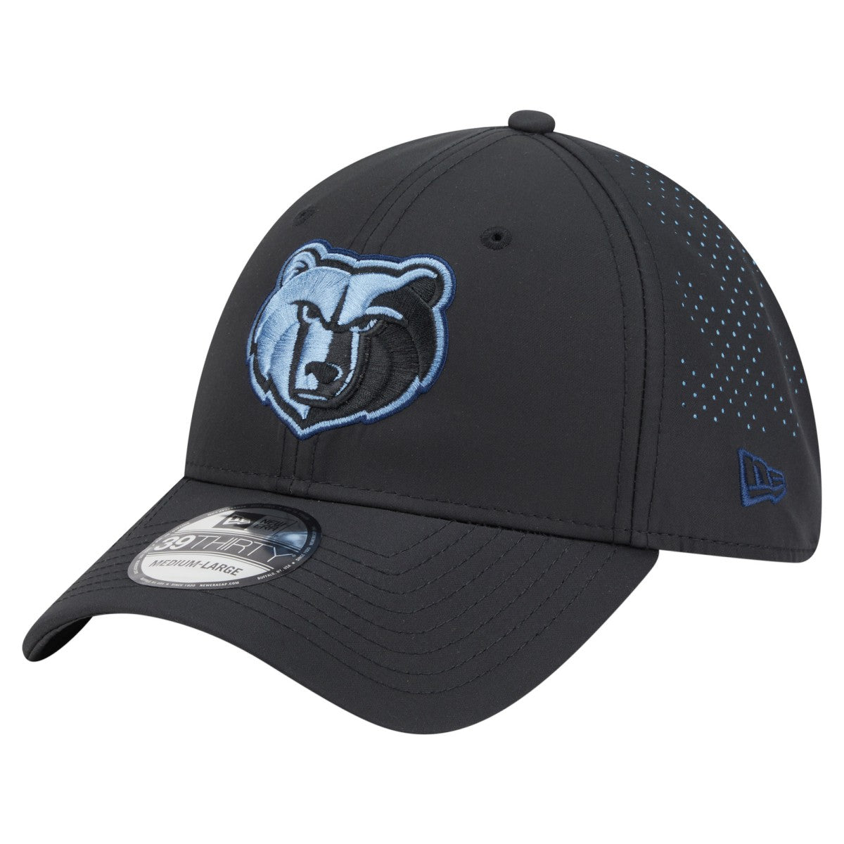 Memphis Grizzlies Night 39THIRTY Flex Hat Black - NBA