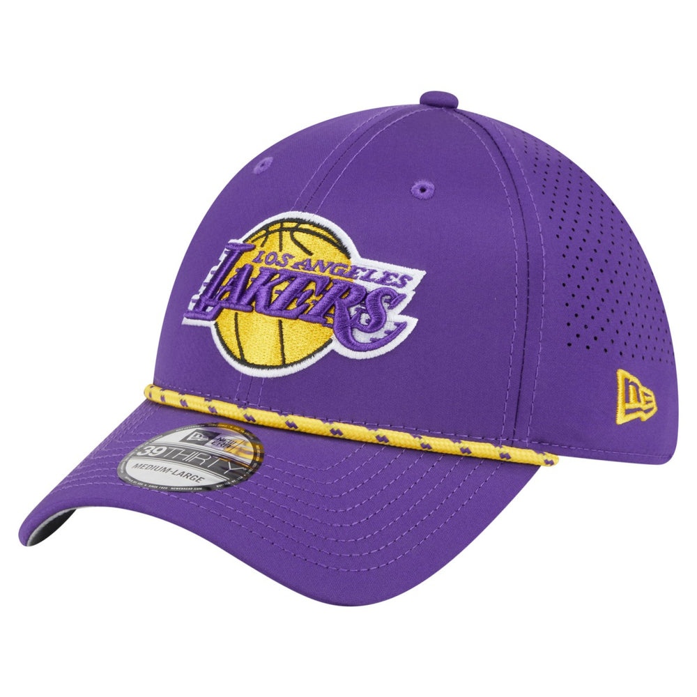 Los Angeles Lakers Featherweight Poly Rope Flex 39Thirty Hat Purple - NBA