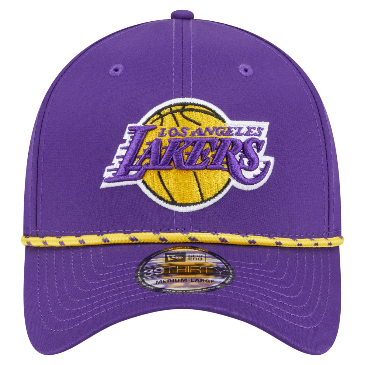 Los Angeles Lakers Featherweight Poly Rope Flex 39Thirty Hat Purple - NBA