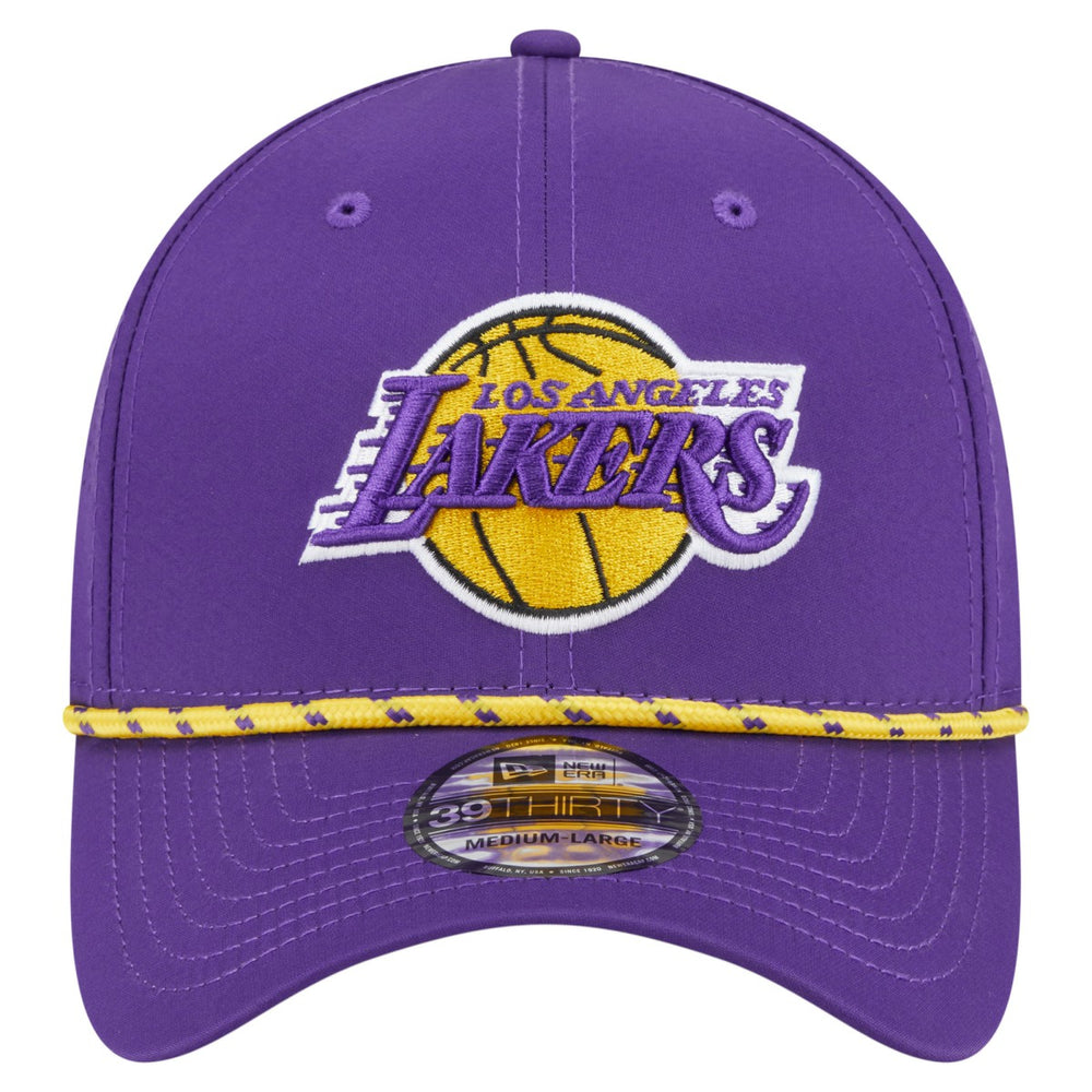 Los Angeles Lakers Featherweight Poly Rope Flex 39Thirty Hat Purple - NBA