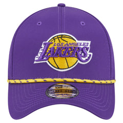Los Angeles Lakers Featherweight Poly Rope Flex 39Thirty Hat Purple - NBA