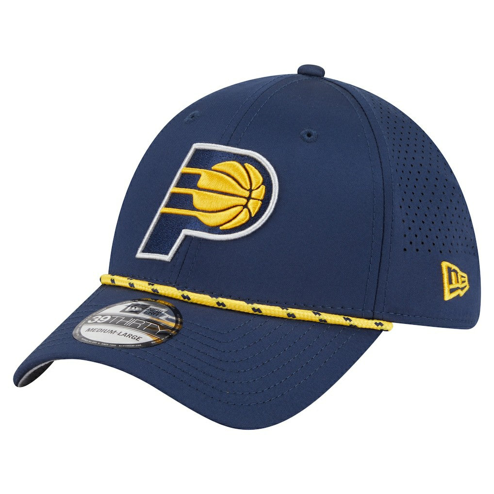 Indiana Pacers Featherweight Poly Rope Flex 39Thirty Hat Navy - NBA