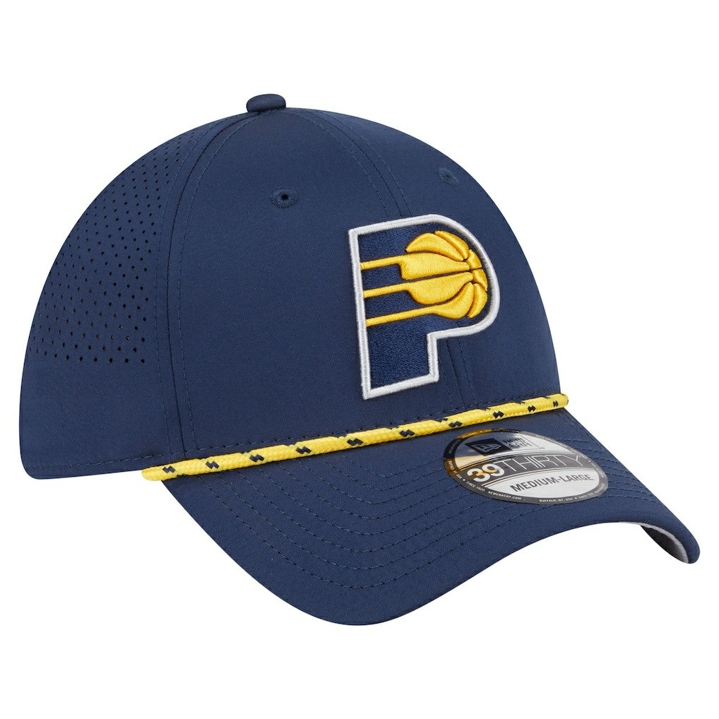 Indiana Pacers Featherweight Poly Rope Flex 39Thirty Hat Navy - NBA