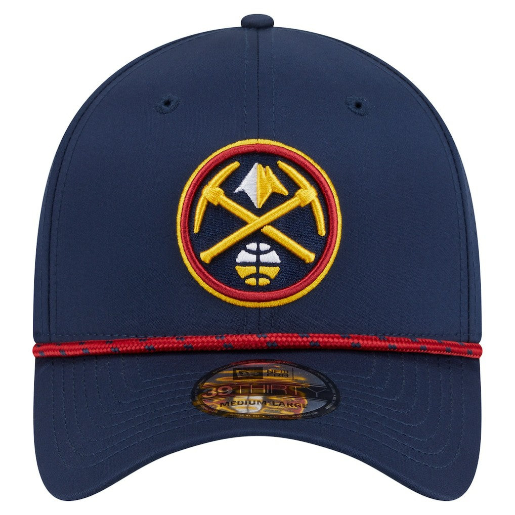 Denver Nuggets Featherweight Poly Rope Flex 39Thirty Hat Navy - NBA