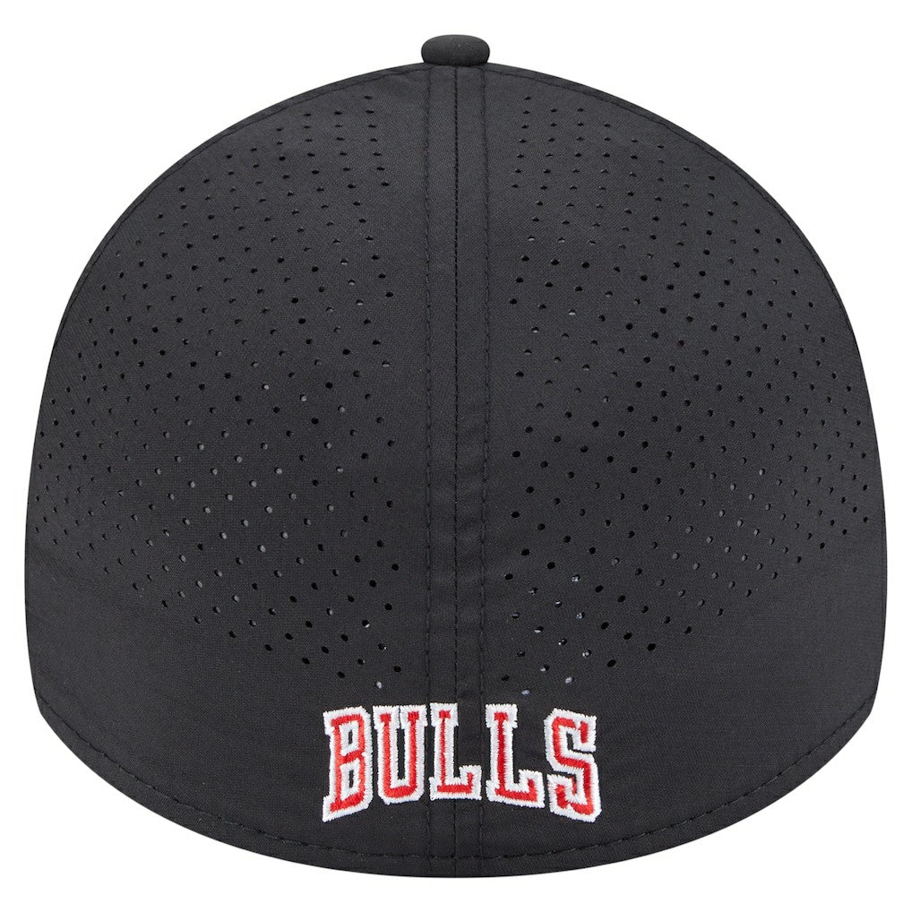 Chicago Bulls Featherweight Poly Rope Flex 39Thirty Hat Black - NBA
