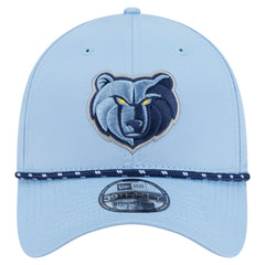 Memphis Grizzlies Featherweight Poly Rope Flex 39Thirty Hat Light Blue - NBA