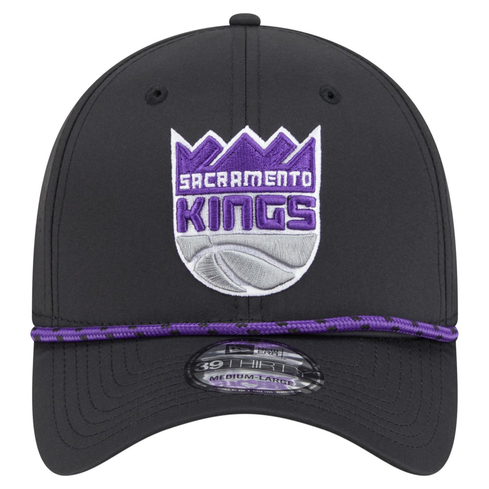 Sacramento Kings Featherweight Poly Rope Flex 39Thirty Hat Black - NBA