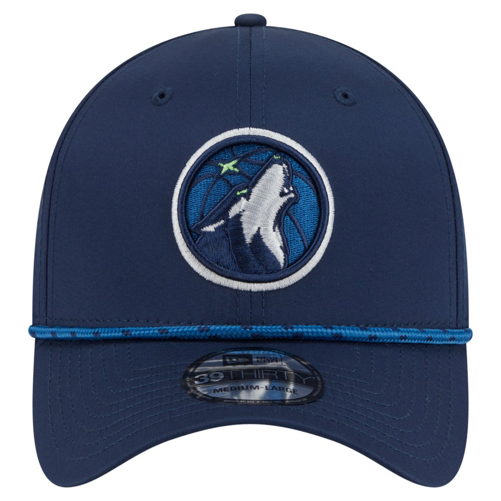 Minnesota Timberwolves Featherweight Poly Rope Flex 39Thirty Hat Navy - NBA