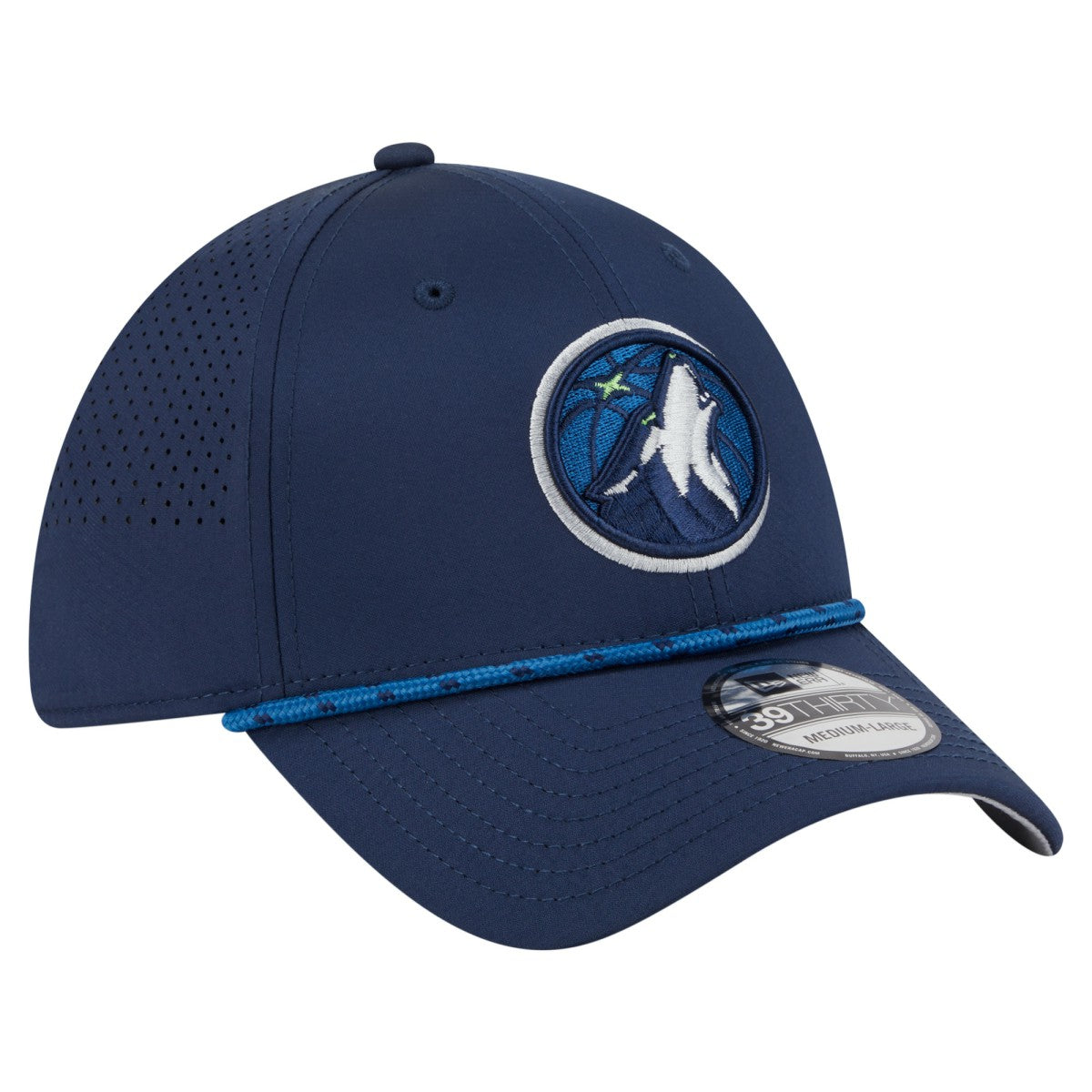 Minnesota Timberwolves Featherweight Poly Rope Flex 39Thirty Hat Navy - NBA