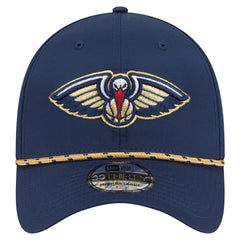 New Orleans Pelicans Featherweight Poly Rope Flex 39Thirty Hat Navy - NBA