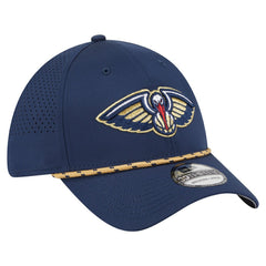 New Orleans Pelicans Featherweight Poly Rope Flex 39Thirty Hat Navy - NBA