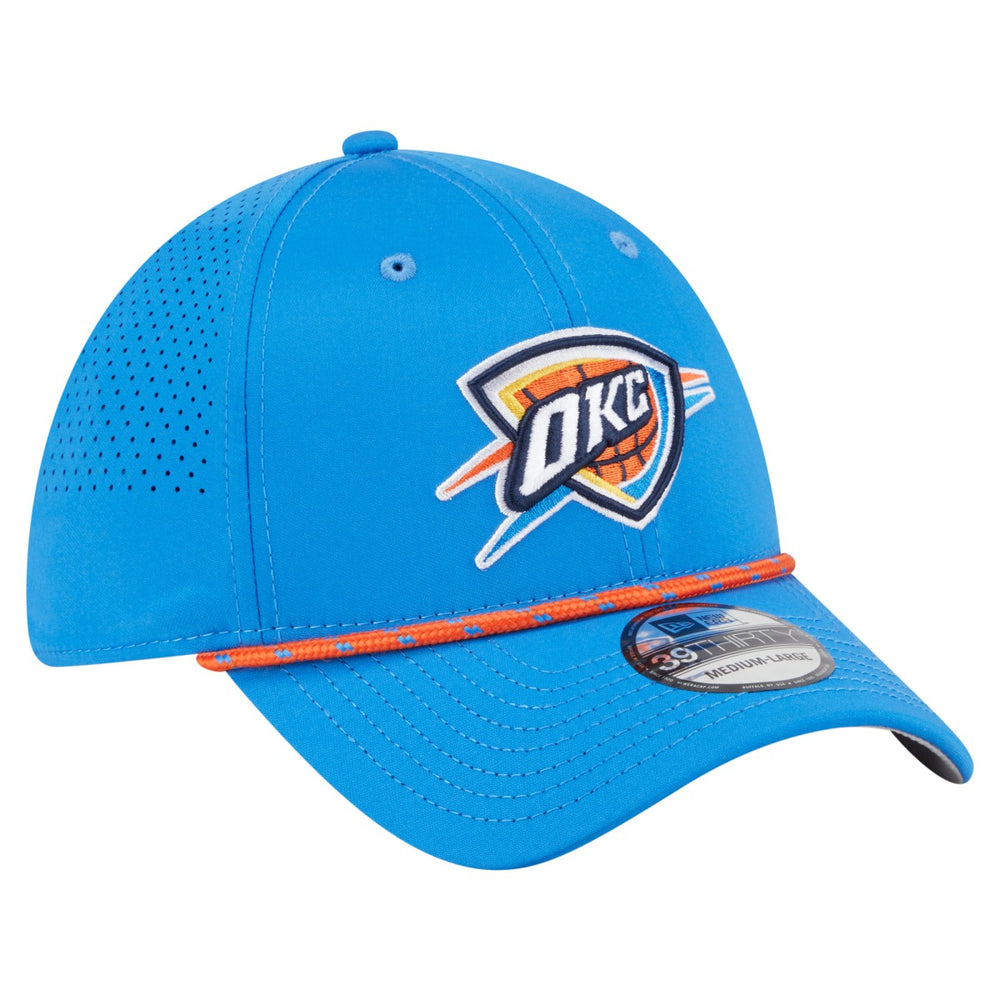 Oklahoma City Thunder Featherweight Poly Rope Flex 39Thirty Hat Blue - NBA