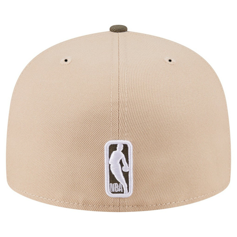Boston Celtics Color Pack Two-Tone 59FIFTY A-Frame Fitted Hat Tan - NBA