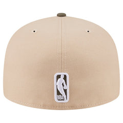 Boston Celtics Color Pack Two-Tone 59FIFTY A-Frame Fitted Hat Tan - NBA