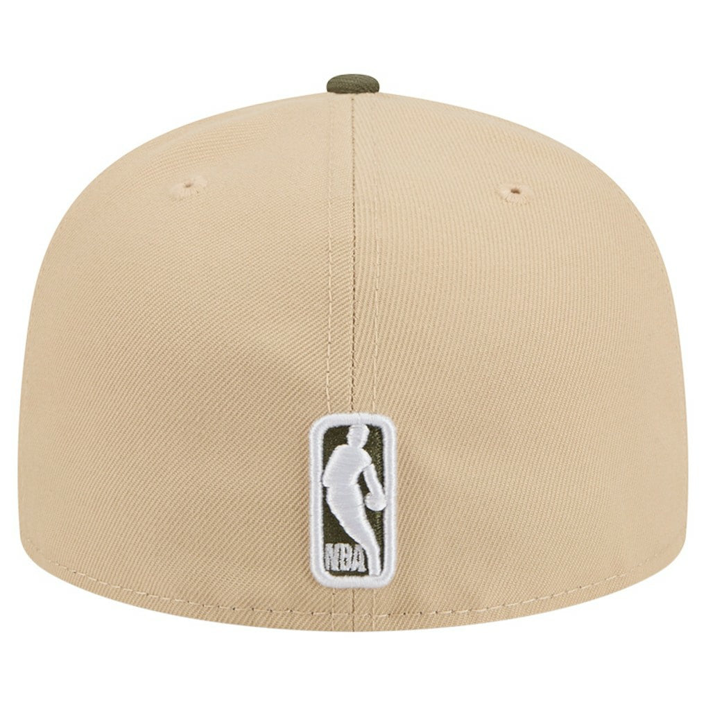 Philadelphia 76ers Color Pack Two-Tone 59FIFTY A-Frame Fitted Hat Tan - NBA