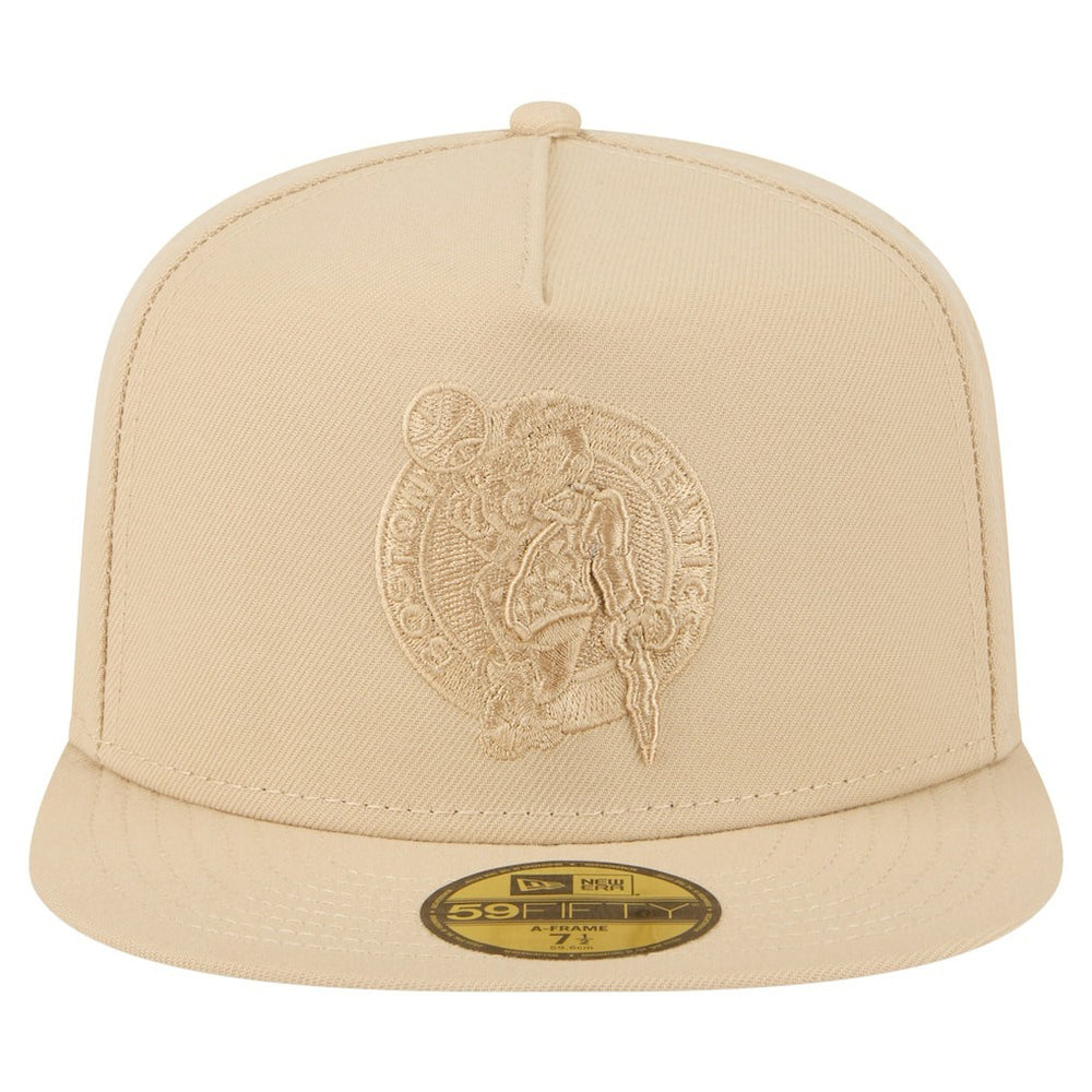 Boston Celtics Color Pack A-Frame 59FIFTY Fitted Hat Khaki - NBA
