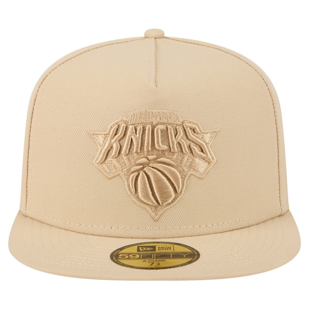 New York Knicks Color Pack A-Frame 59FIFTY Fitted Hat Khaki - NBA