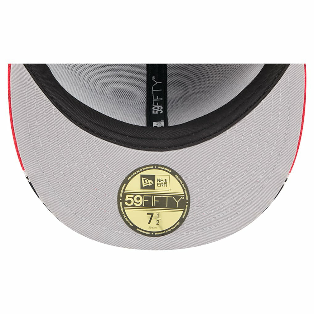 Chicago Bulls Break 59FIFTY Fitted Hat Black/Red - NBA