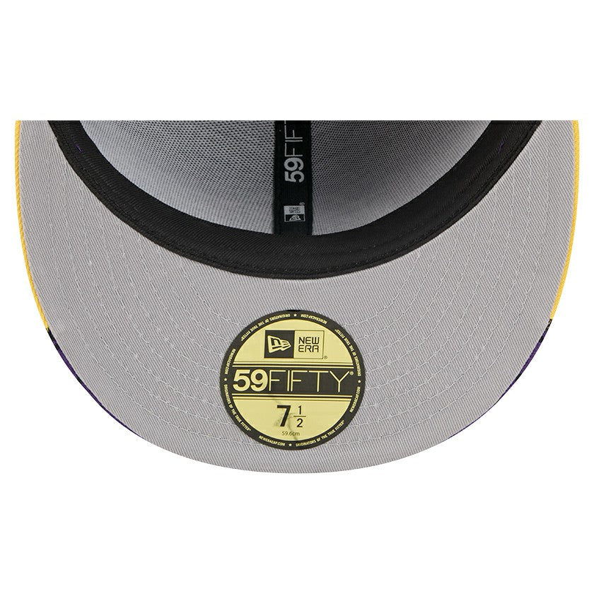 Los Angeles Lakers Break 59FIFTY Fitted Hat Purple/Gold - NBA