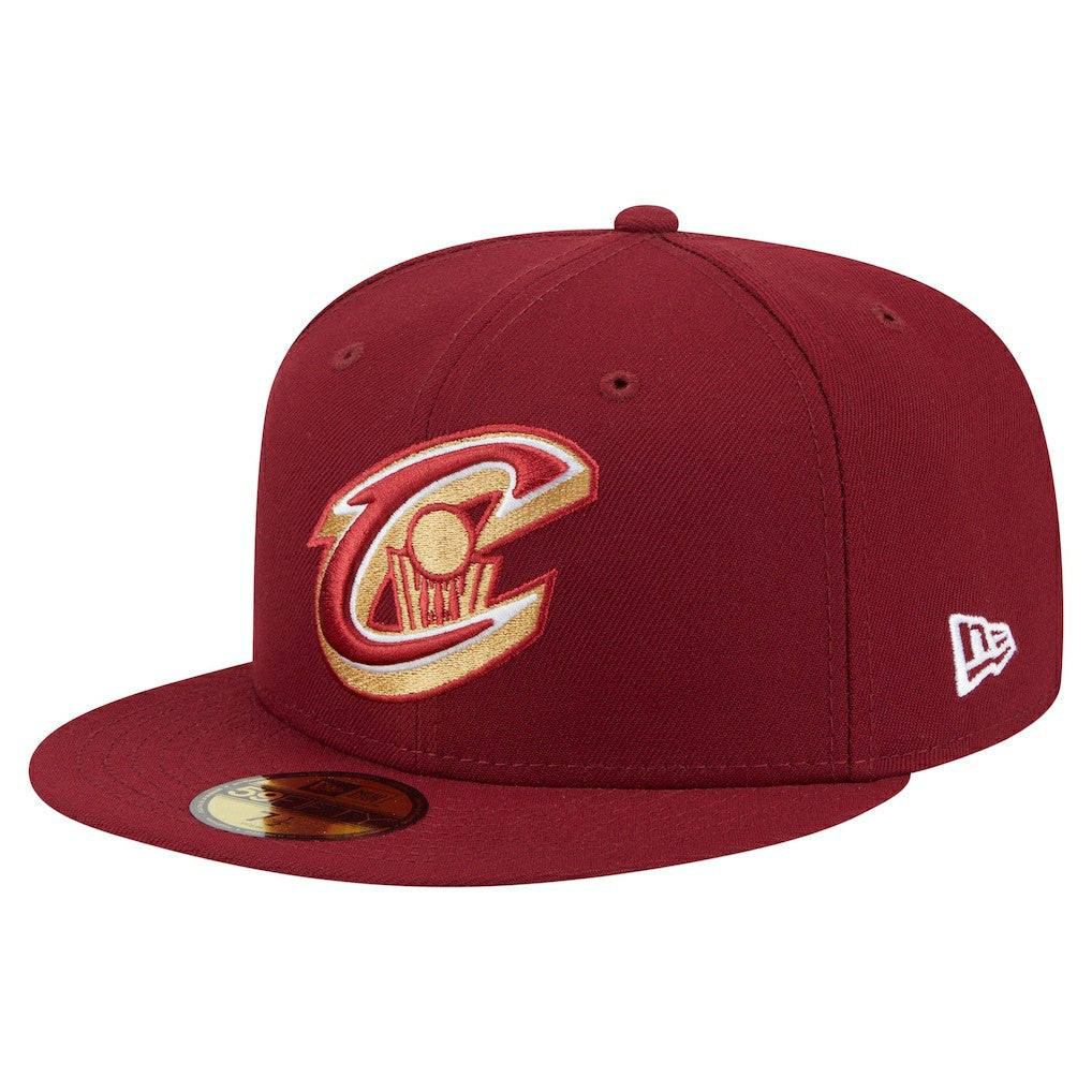 Cleveland Cavaliers Deceptor 59FIFTY Fitted Hat Wine - NBA