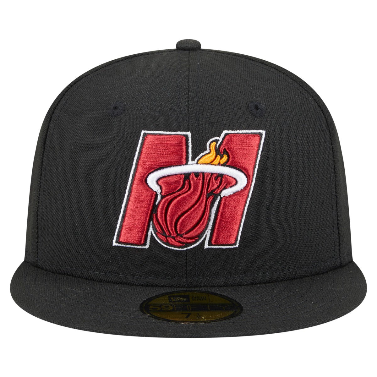 Miami Heat Deceptor 59FIFTY Fitted Hat Black - NBA