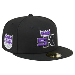 Sacramento Kings Deceptor 59FIFTY Fitted Hat Black - NBA