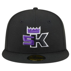 Sacramento Kings Deceptor 59FIFTY Fitted Hat Black - NBA