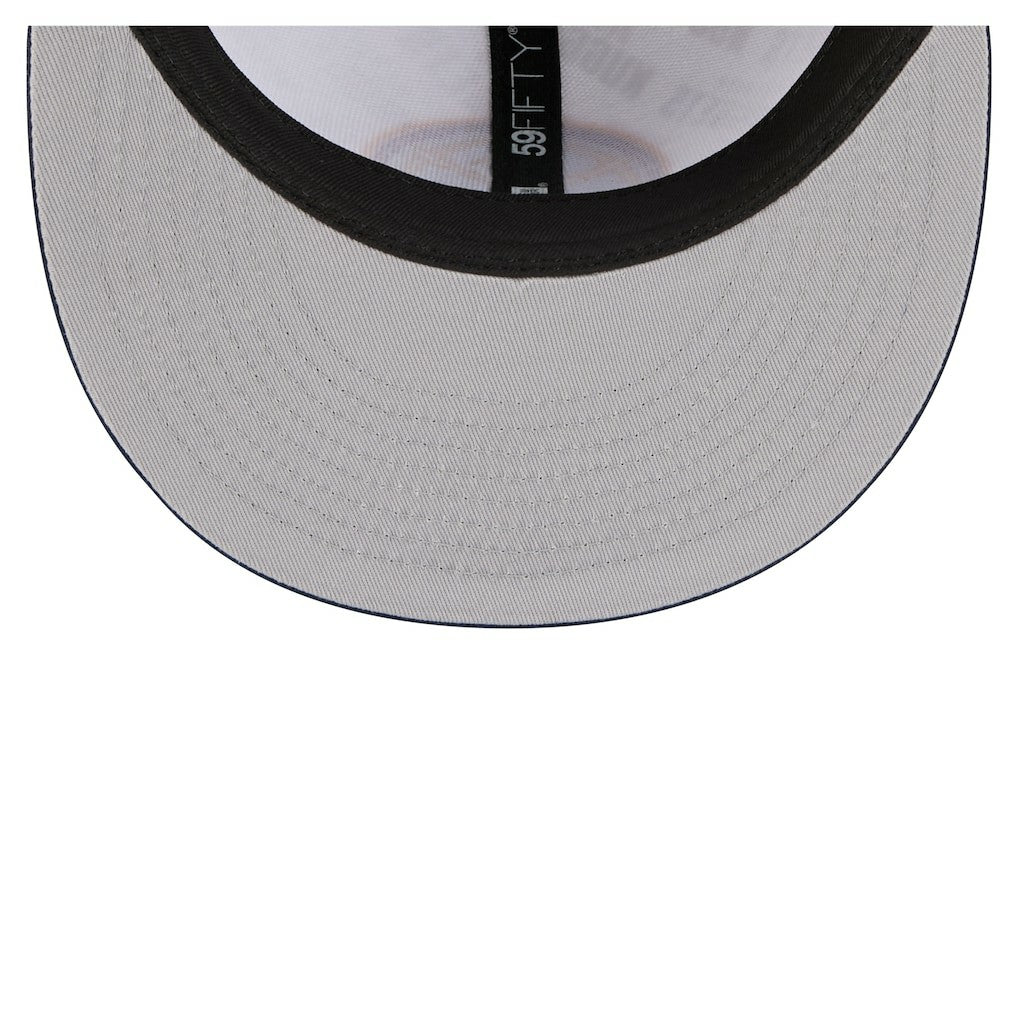 Denver Nuggets Repeat 59Fifty Fitted Hat White/Navy - NBA
