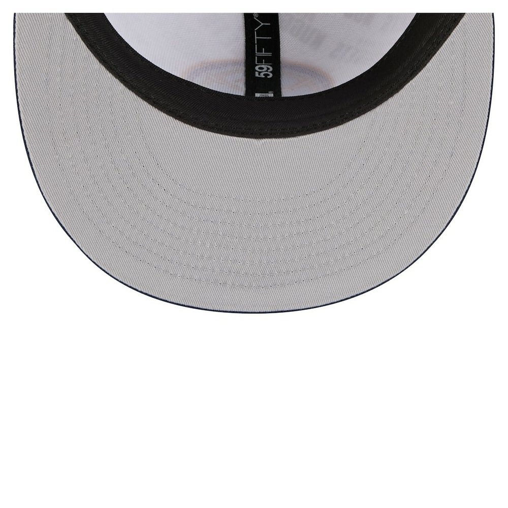Denver Nuggets Repeat 59Fifty Fitted Hat White/Navy - NBA