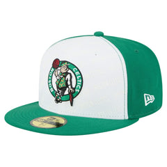 Boston Celtics Repeat 59Fifty Fitted Hat White/Kelly Green - NBA