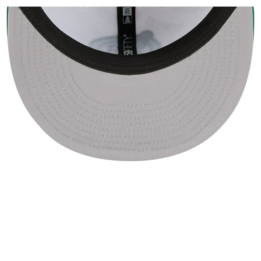 Boston Celtics Repeat 59Fifty Fitted Hat White/Kelly Green - NBA