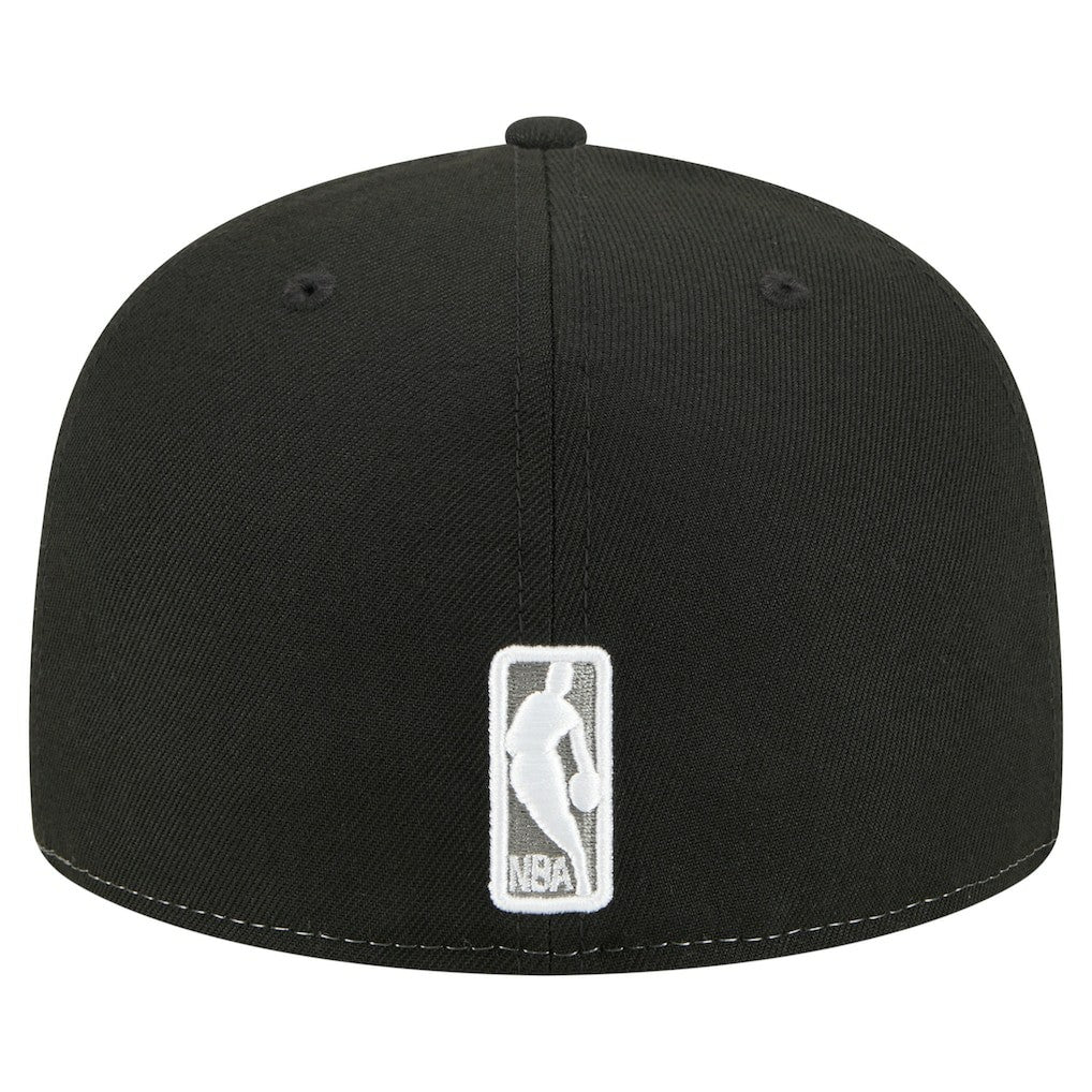 Brooklyn Nets Repeat 59Fifty Fitted Hat White/Black - NBA
