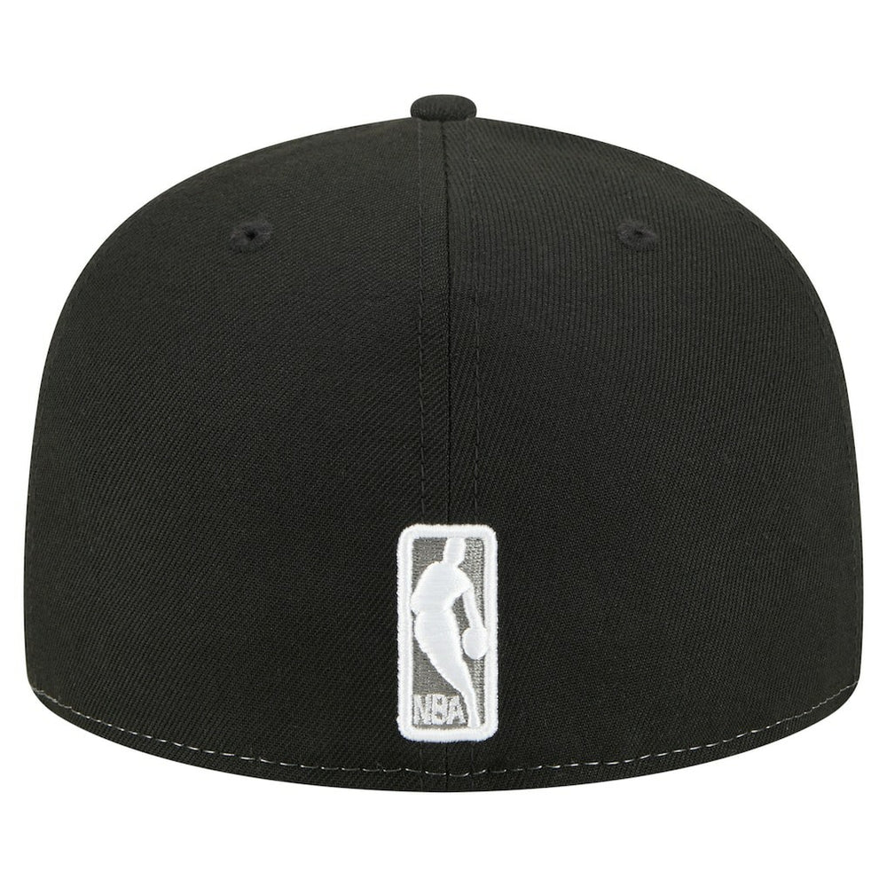 Brooklyn Nets Repeat 59Fifty Fitted Hat White/Black - NBA