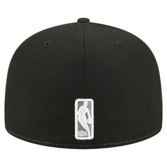 Brooklyn Nets Repeat 59Fifty Fitted Hat White/Black - NBA