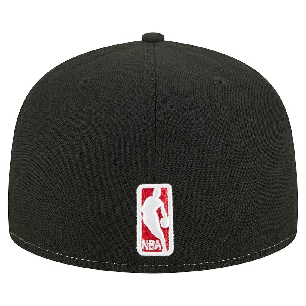 Chicago Bulls Repeat 59Fifty Fitted Hat White/Black - NBA