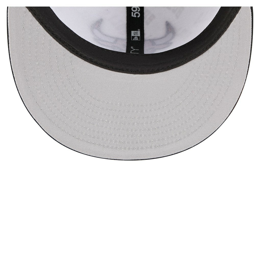 Chicago Bulls Repeat 59Fifty Fitted Hat White/Black - NBA